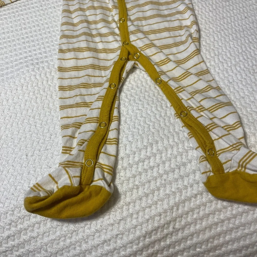 Seven7 Kids Pajamas in Yellow and White Stripes